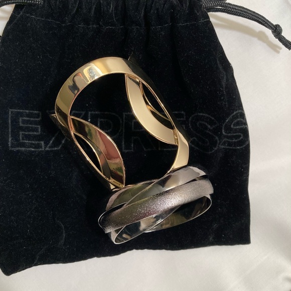 Express, bangle and cuff set - Picture 1 of 6